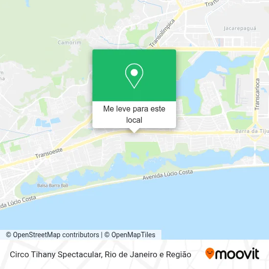 Circo Tihany Spectacular mapa