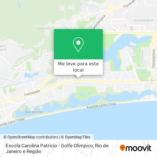 Escola Carolina Patricio - Golfe Olimpico mapa