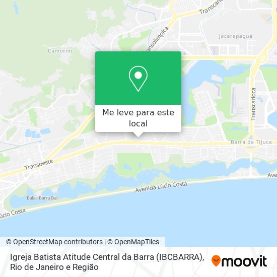 Igreja Batista Atitude  Central da Barra (IBCBARRA) mapa