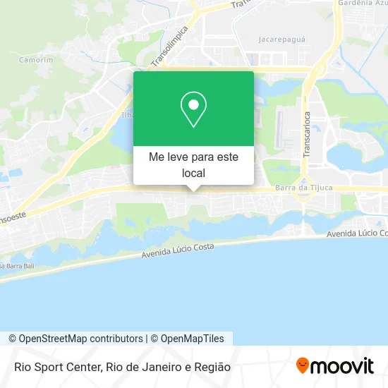 Rio Sport Center mapa