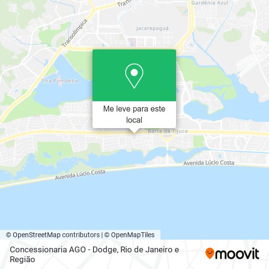 Concessionaria AGO - Dodge mapa