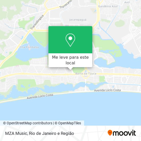 MZA Music mapa