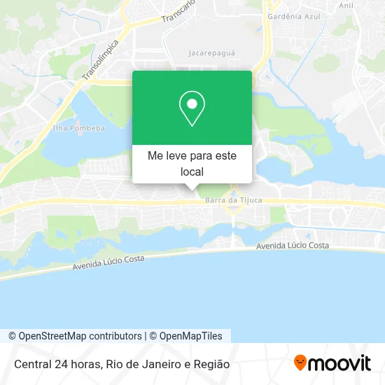 Central 24 horas mapa
