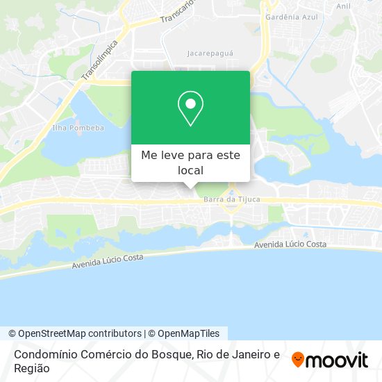 Condomínio Comércio do Bosque mapa