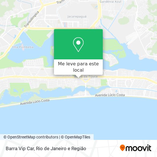 Barra Vip Car mapa