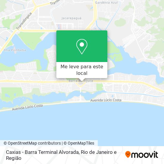 Caxias - Barra Terminal Alvorada mapa