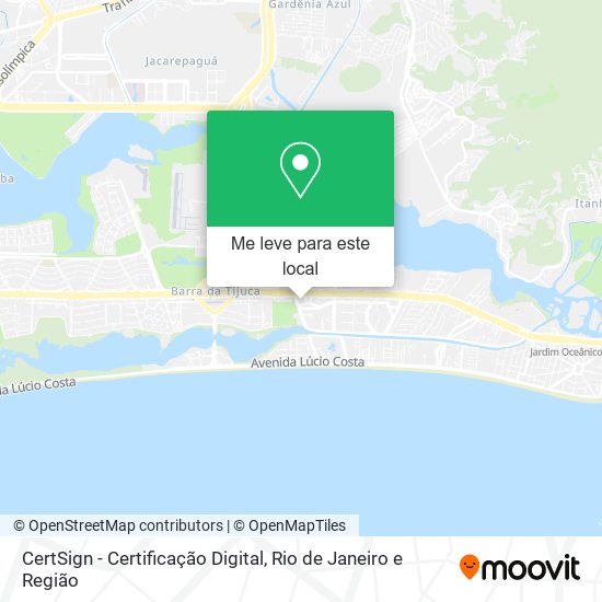 CertSign - Certificação Digital mapa