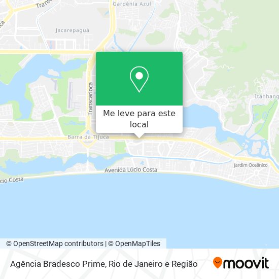 Agência Bradesco Prime mapa