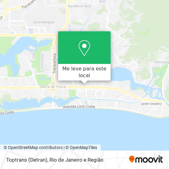 Toptrans (Detran) mapa