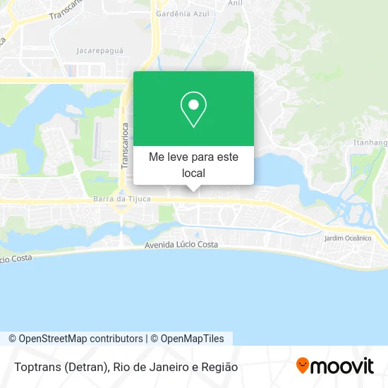 Toptrans (Detran) mapa