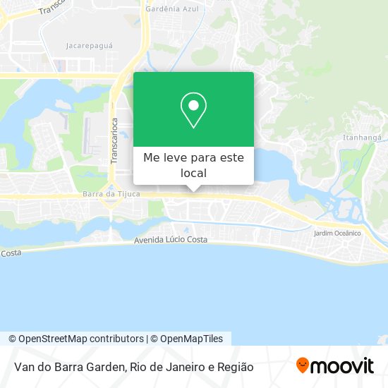 Van do Barra Garden mapa