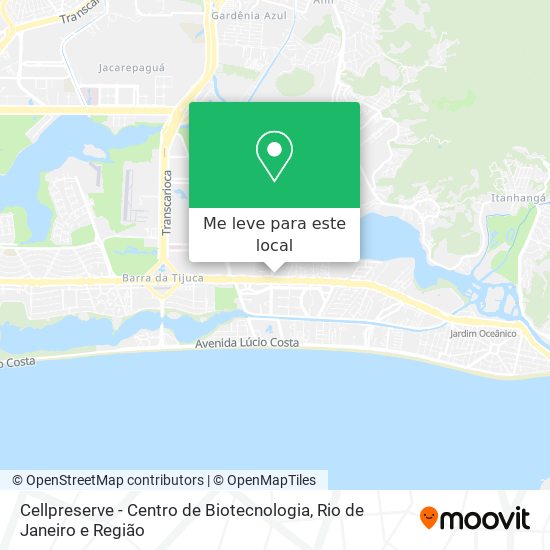 Cellpreserve - Centro de Biotecnologia mapa