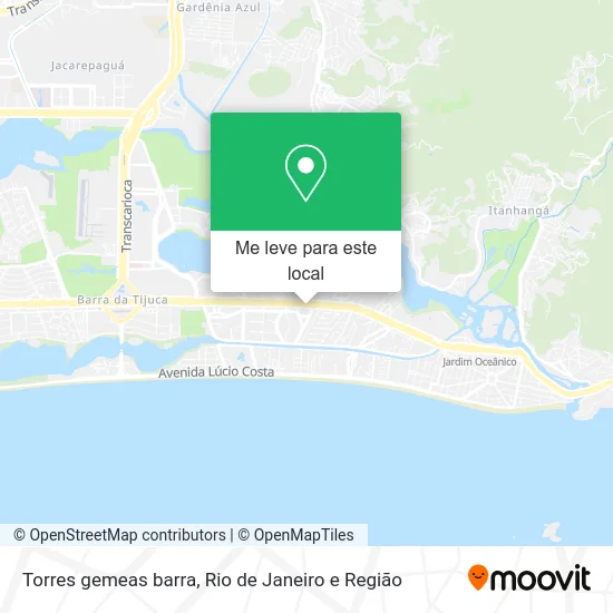 Torres gemeas barra mapa