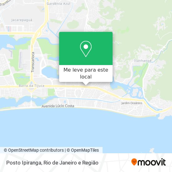 Posto Ipiranga mapa