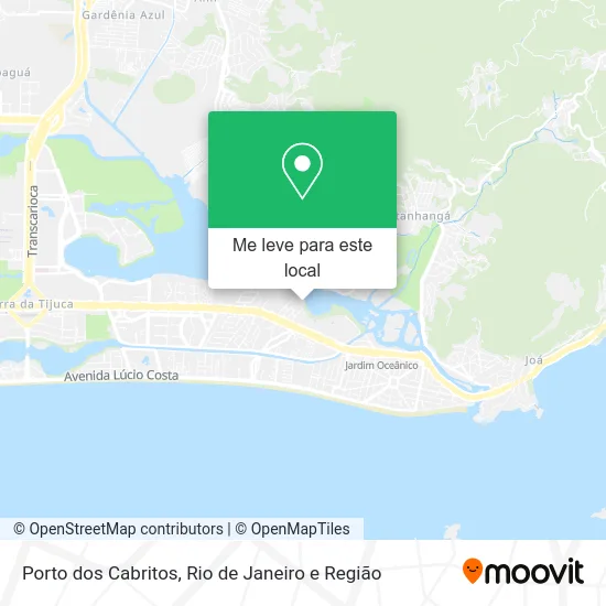 Porto dos Cabritos mapa