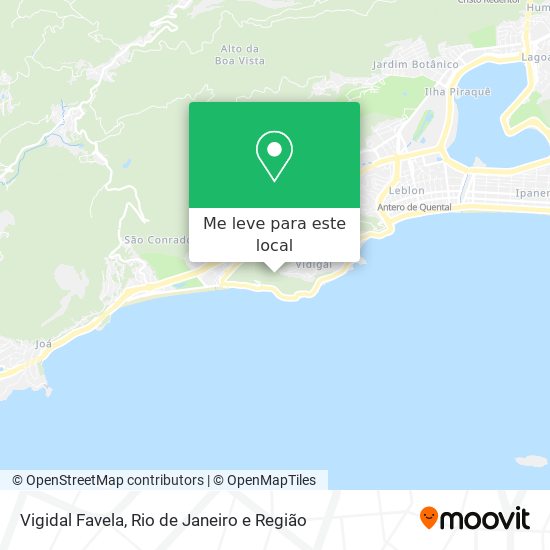 Vigidal Favela mapa