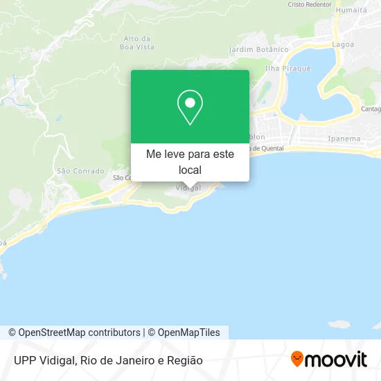 UPP Vidigal mapa