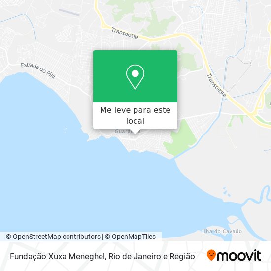 Fundação Xuxa Meneghel mapa