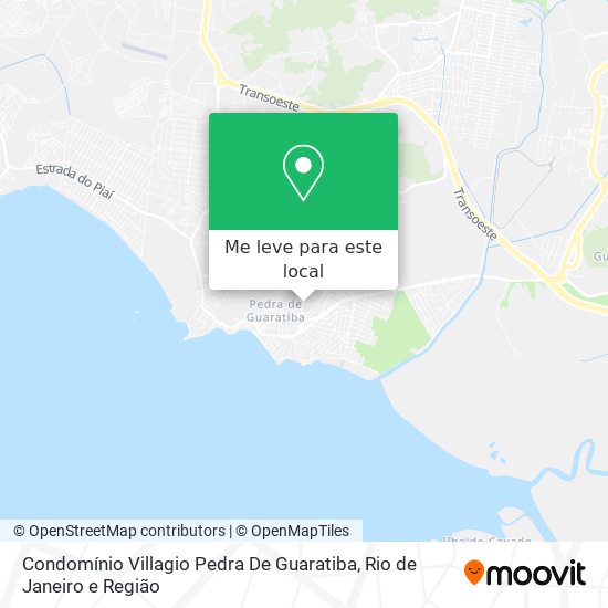 Condomínio Villagio Pedra De Guaratiba mapa