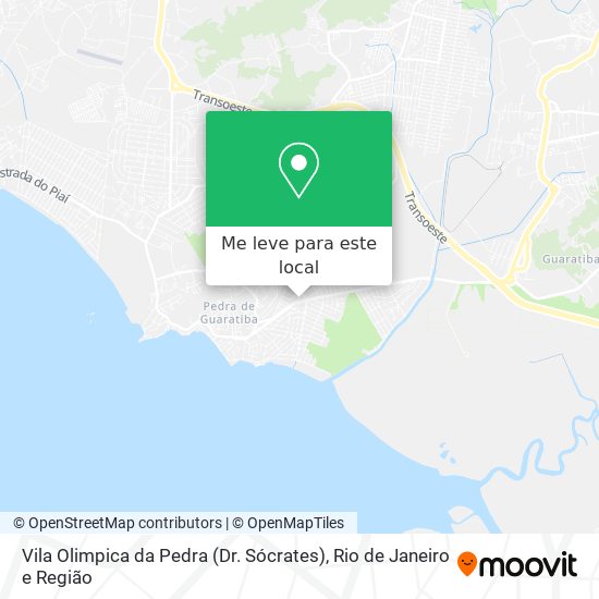 Vila Olimpica da Pedra (Dr. Sócrates) mapa