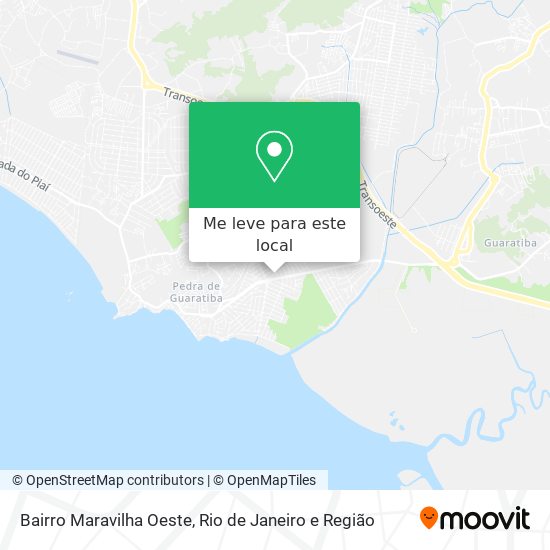 Bairro Maravilha Oeste mapa