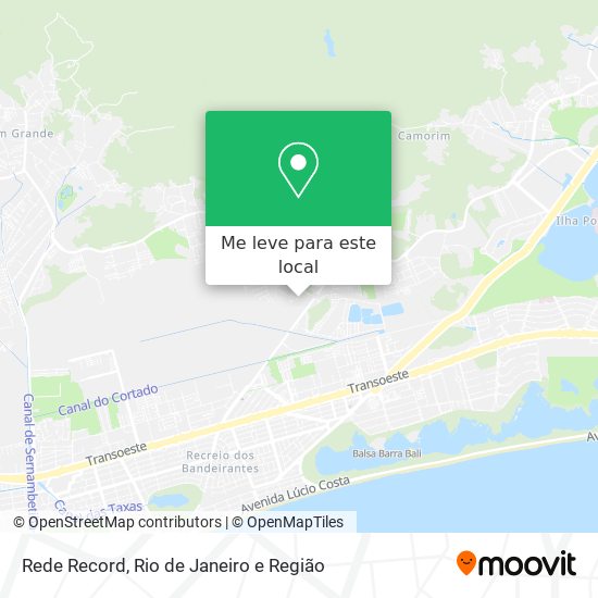 Rede Record mapa