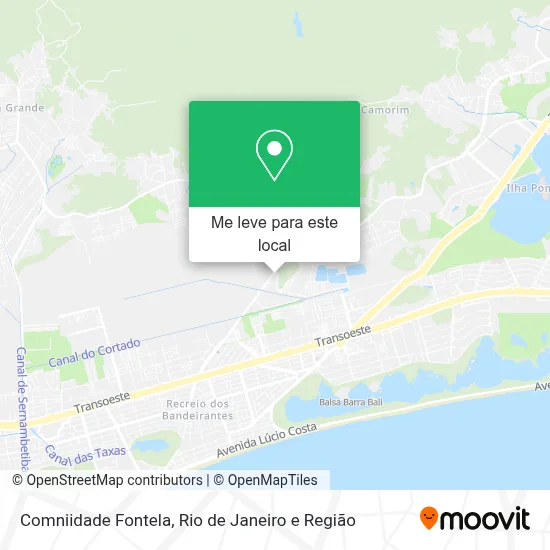Comniidade Fontela mapa