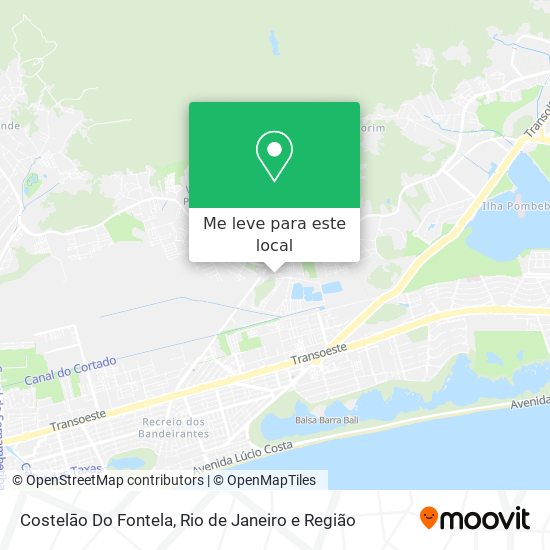 Costelāo Do Fontela mapa