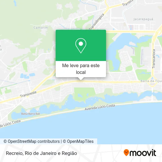 Recreio mapa