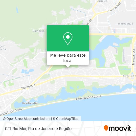 CTI Rio Mar mapa