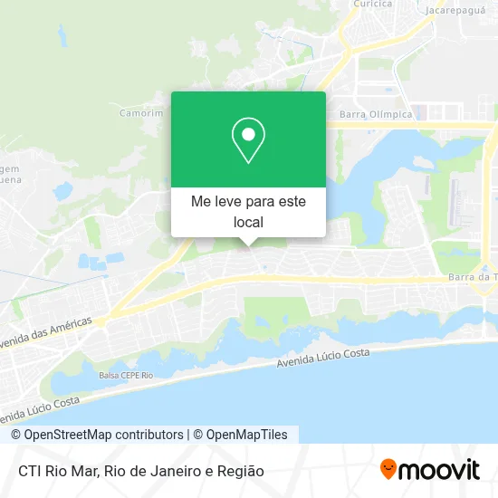 CTI Rio Mar mapa