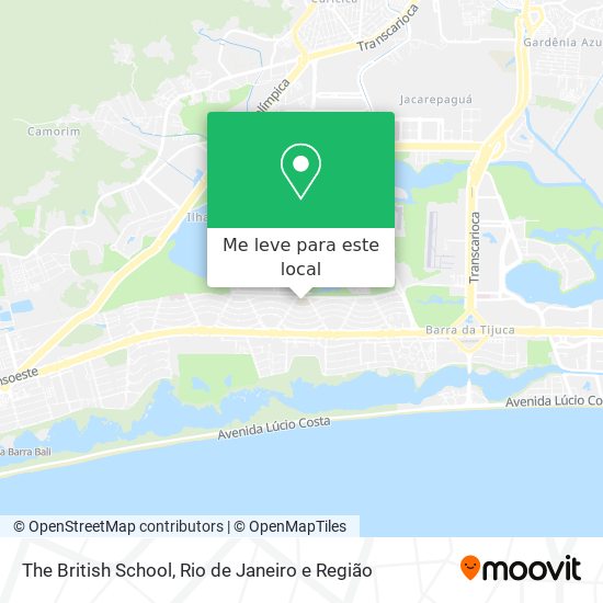 The British School mapa