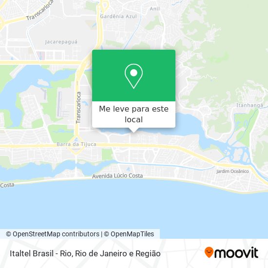 Italtel Brasil - Rio mapa