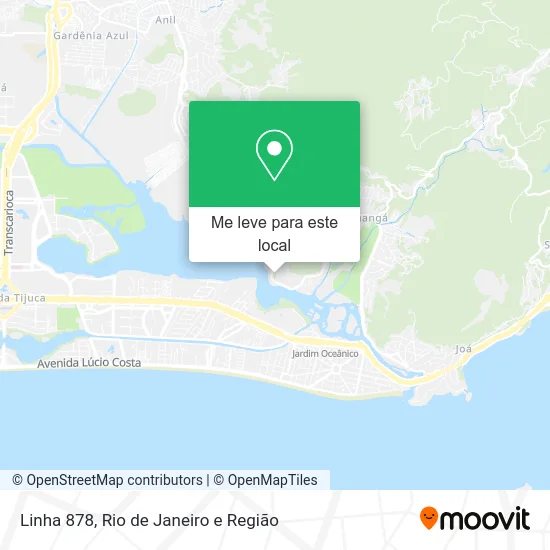 Linha 878 mapa