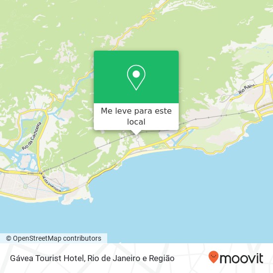 Gávea Tourist Hotel mapa