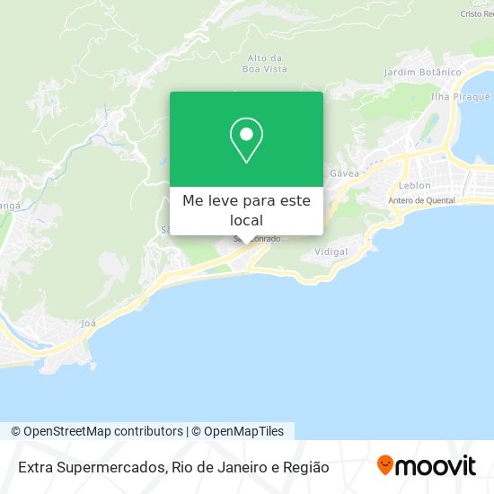 Extra Supermercados mapa