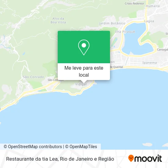 Restaurante da tia Lea mapa