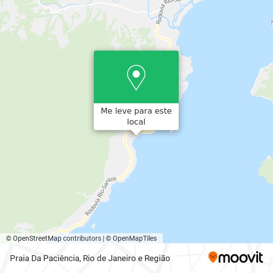Praia Da Paciência mapa