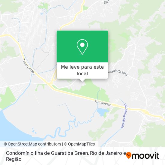 Condomínio Ilha de Guaratiba Green mapa