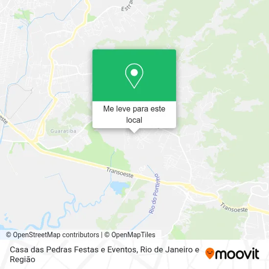 Casa das Pedras Festas e Eventos mapa