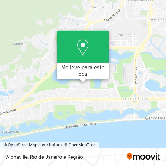 Alphaville mapa