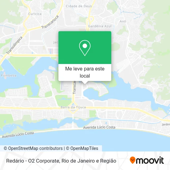 Redário - O2 Corporate mapa
