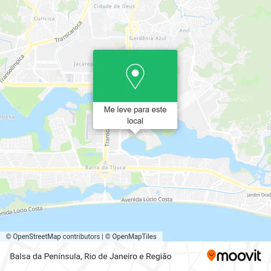 Balsa da Península mapa