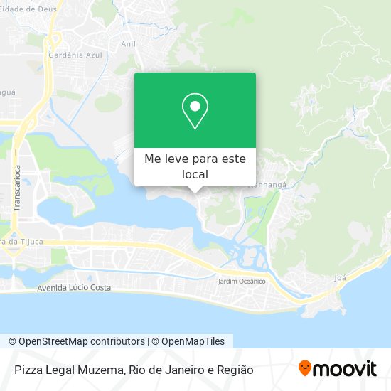 Pizza Legal Muzema mapa