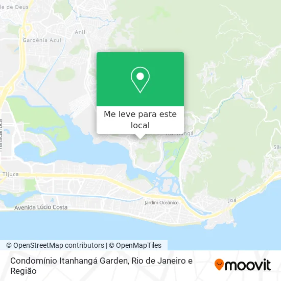 Condomínio Itanhangá Garden mapa