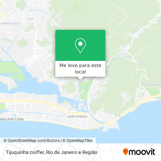 Tijuquinha coiffer mapa