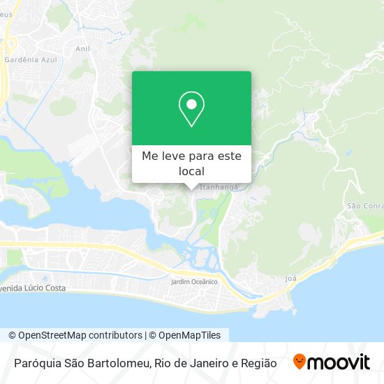 Paróquia São Bartolomeu mapa