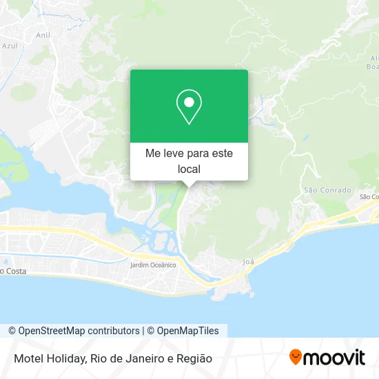 Motel Holiday mapa