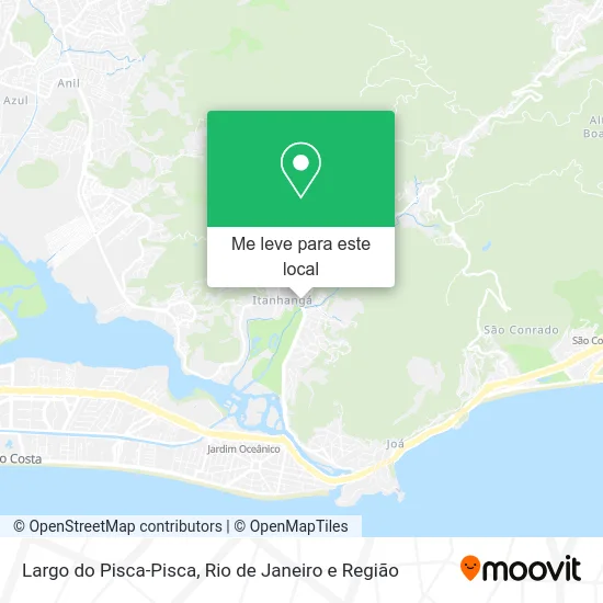 Largo do Pisca-Pisca mapa