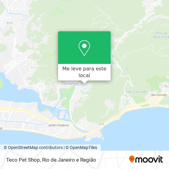 Teco Pet Shop mapa
